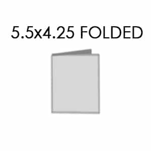 5.5x4.25 Folded   $2.95