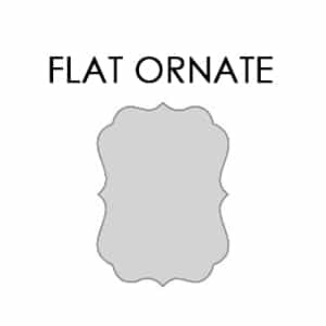 Flat Ornate   $2.95